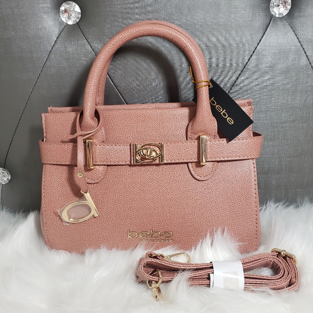 Bebe Evie small satchel handbag